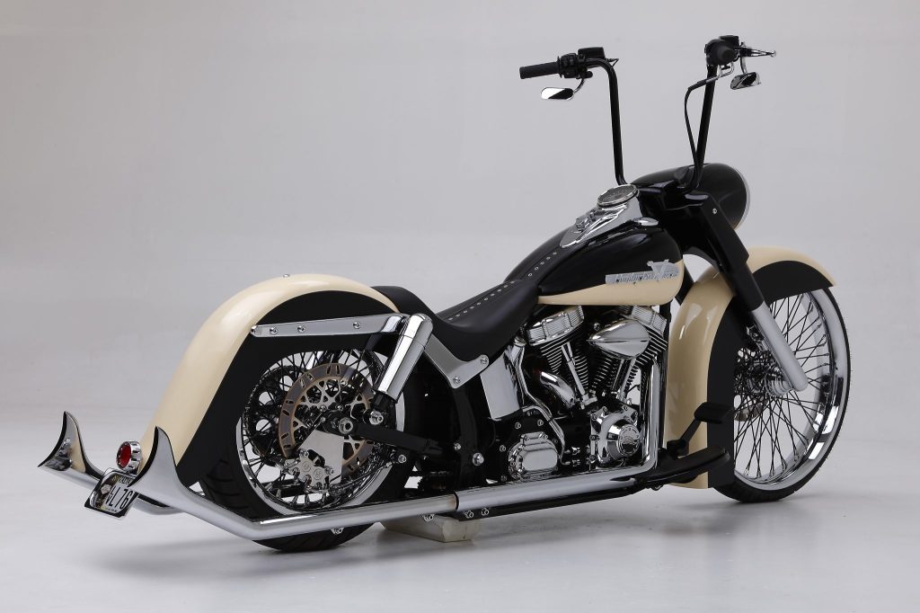 Dirtytail Black and White Dirtybird Concepts 2012 Heritage Harley Davidson